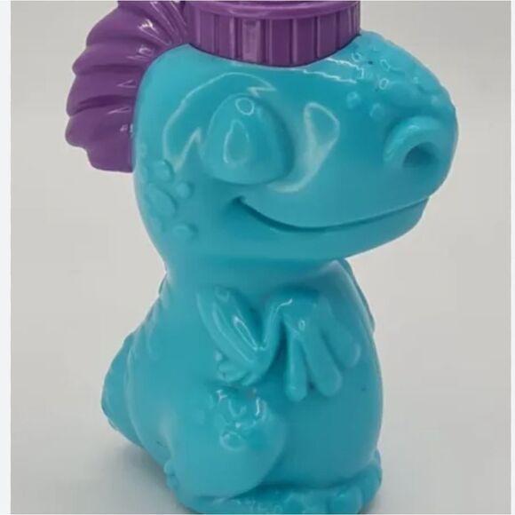 Fur Real Friends Munchin T-Rex Pet Blue Dinosaur Replacement Bottle Furreal 3" - Picture 1 of 2
